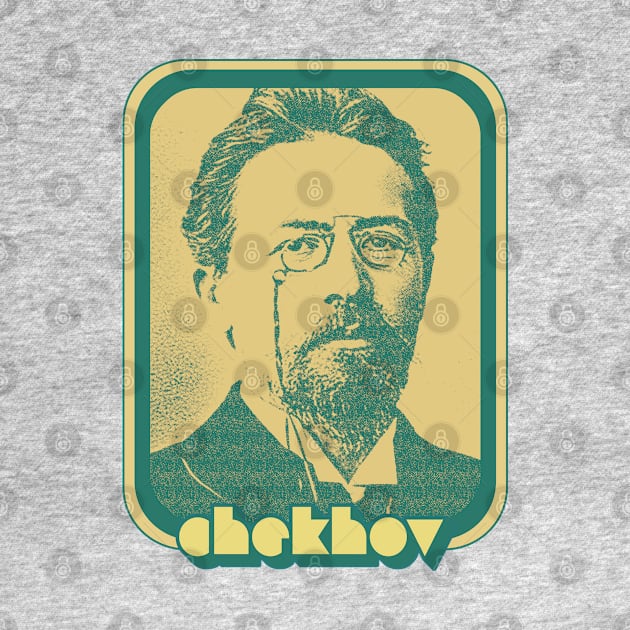 Chekhov // Retro Aesthetic Fan Art Design by DankFutura